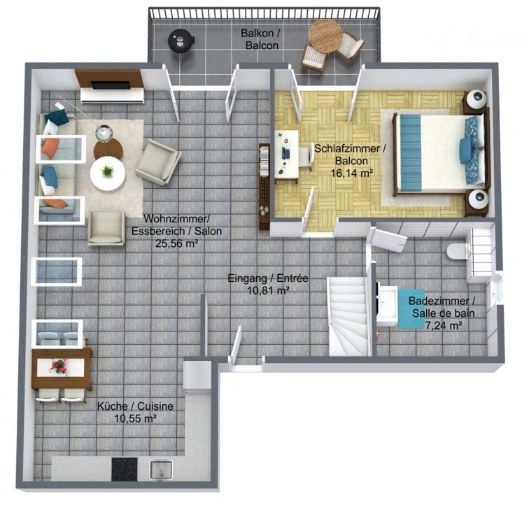 3 ½ Zimmer Wohnung