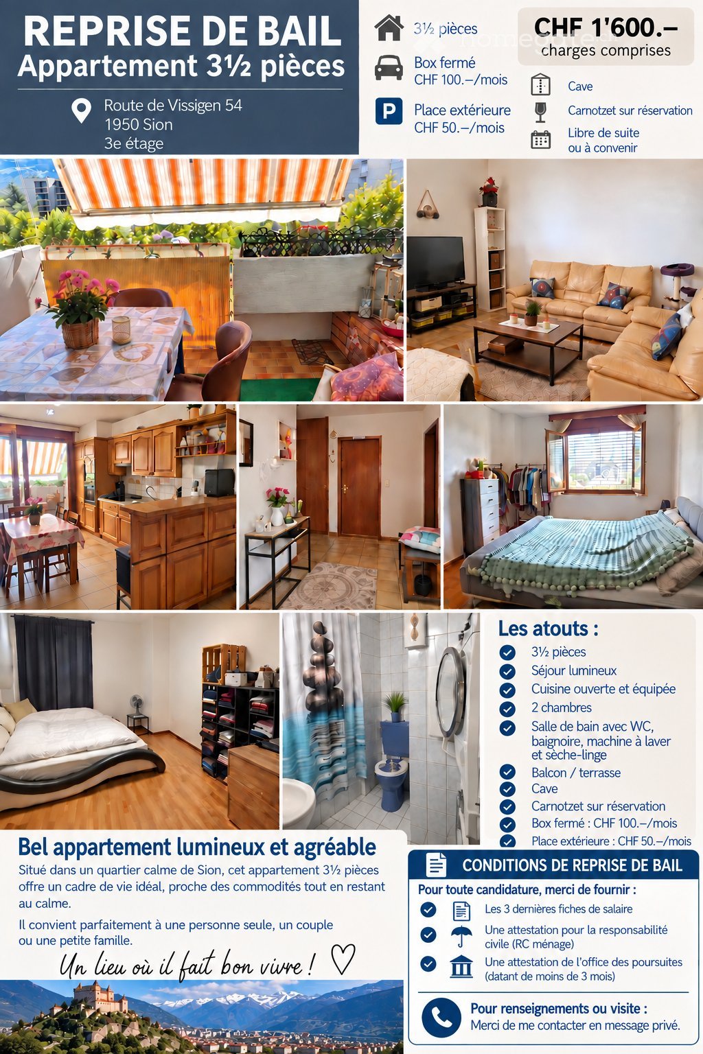 3 ½-Zimmer-Wohnung