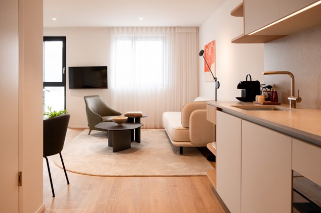 2 ½ rooms furnished flat