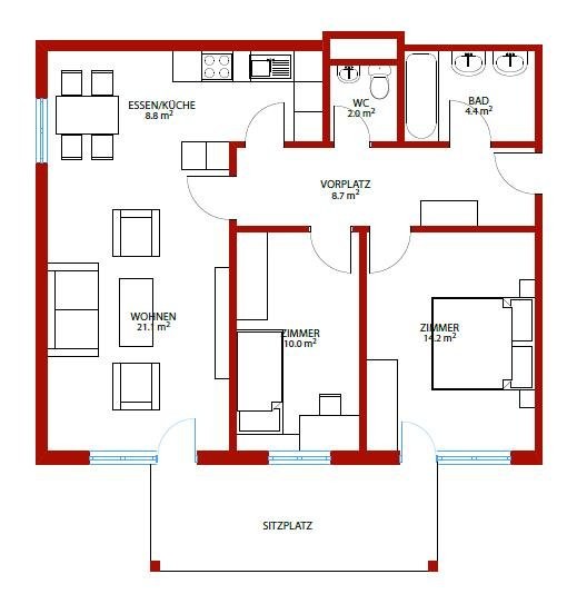 3 ½ rooms apartment, Foto 8 von 8