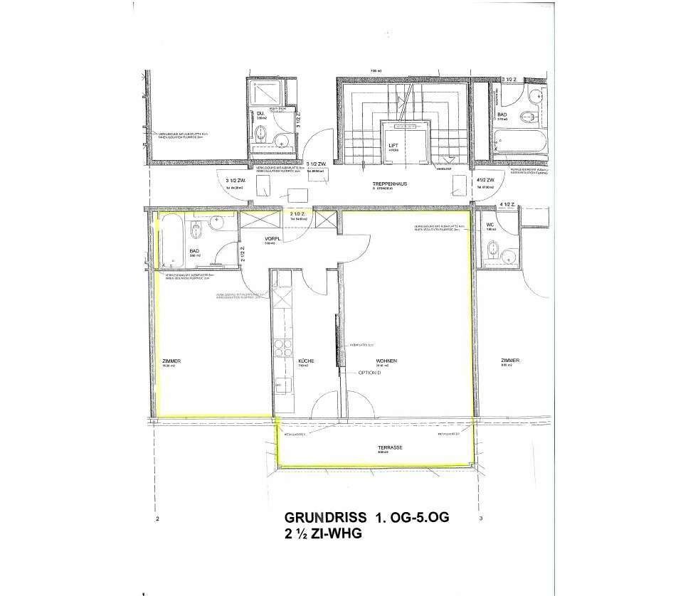 Appartement de 2 ½ pièces