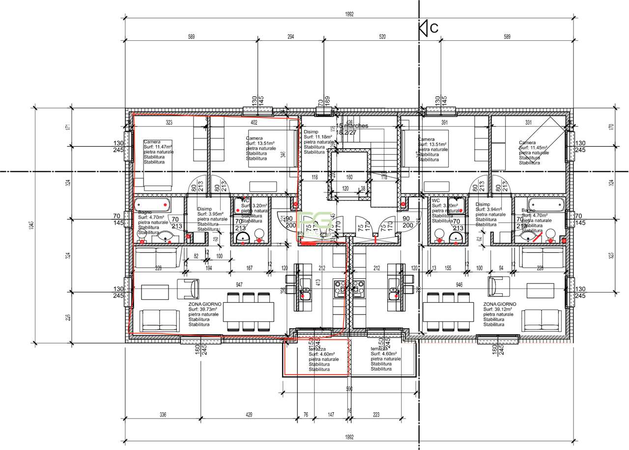 Appartement de 3 ½ pièces