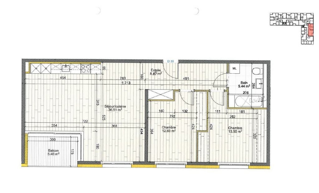 Appartamento di 3 ½ locali, foto 2 di 6