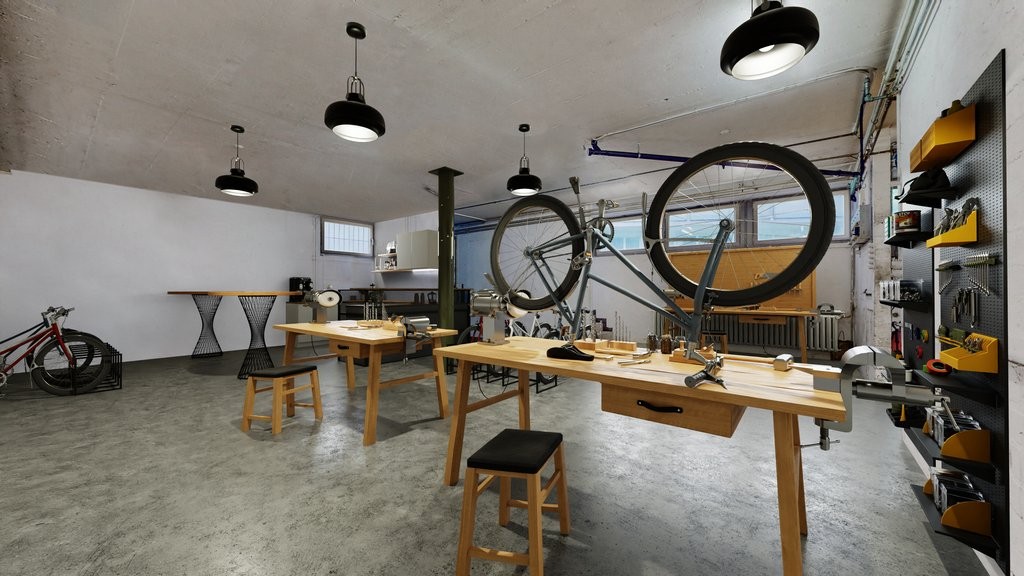 147m² workshop