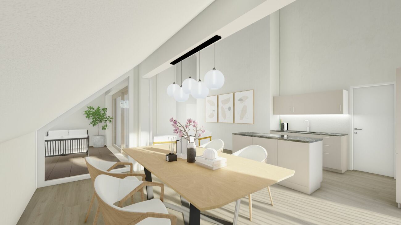 4 ½ rooms roof flat
