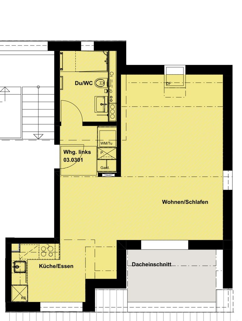 1 ½ rooms roof flat, Foto 10 von 10