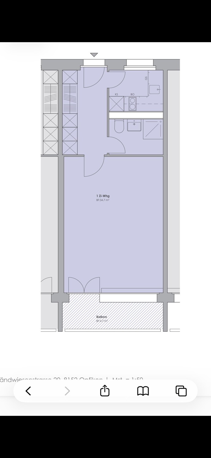1 ½ rooms apartment, Foto 6 von 7
