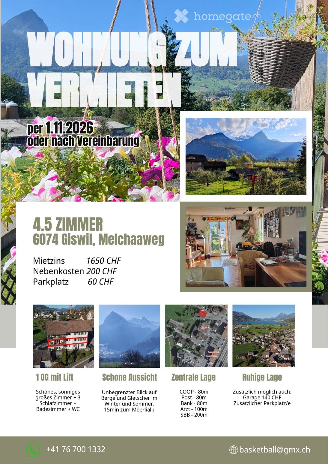 Appartement de 4 ½ pièces