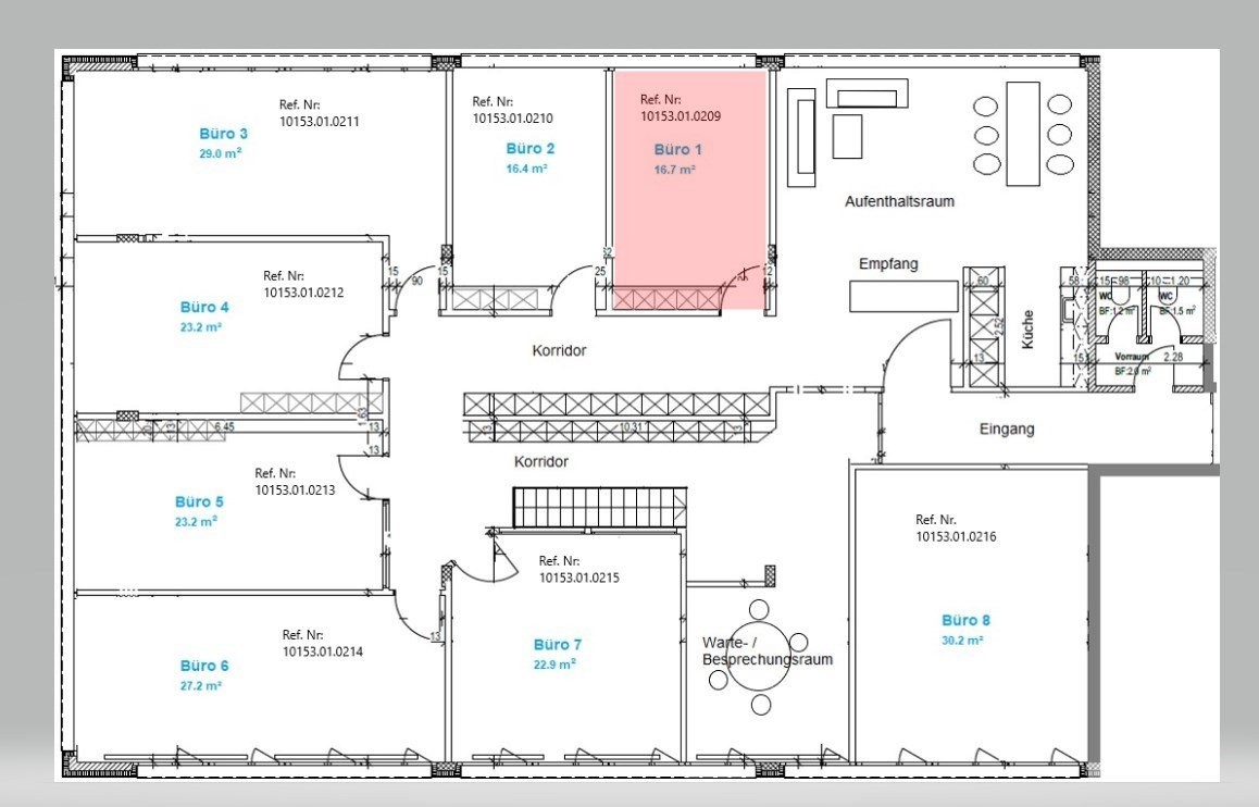 ufficio di 17m²