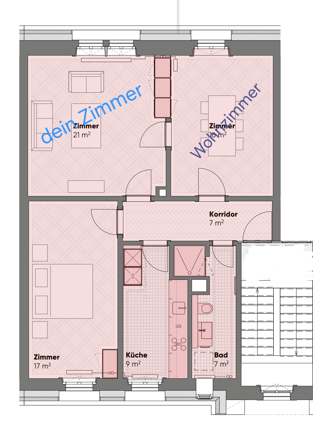 Room in a shared flat, Foto 5 von 6
