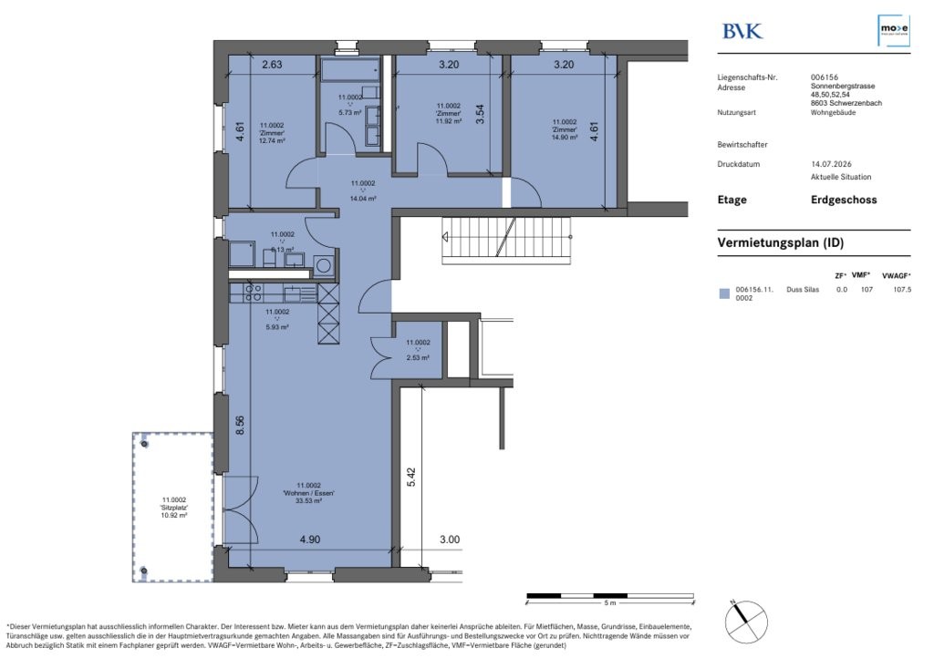 Appartamento di 4 ½ locali, foto 8 di 8