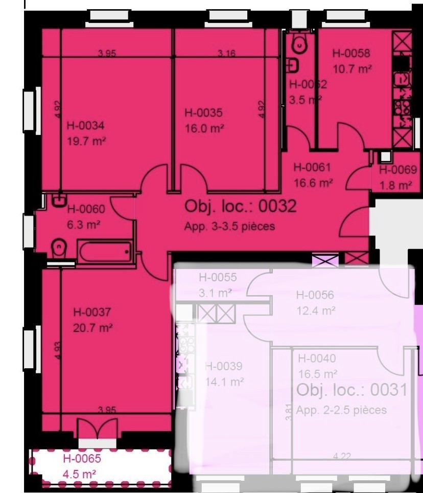 2-Zimmer-Wohnung