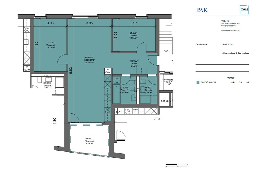 3 ½ Zimmer Wohnung