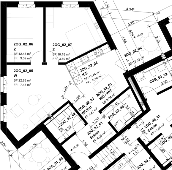 2 ½ rooms apartment