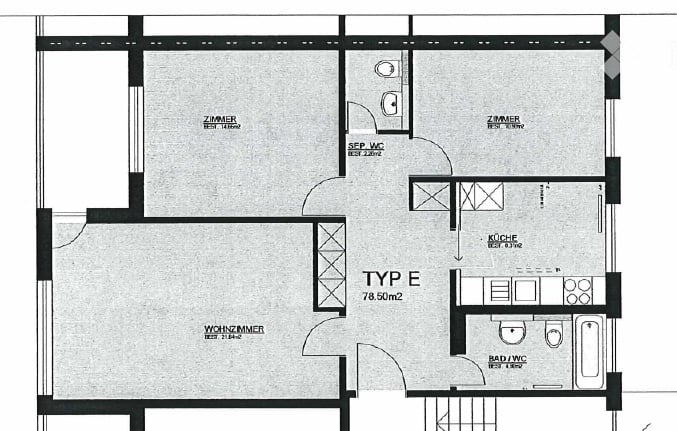 3 ½ rooms apartment, photo 1 of 5