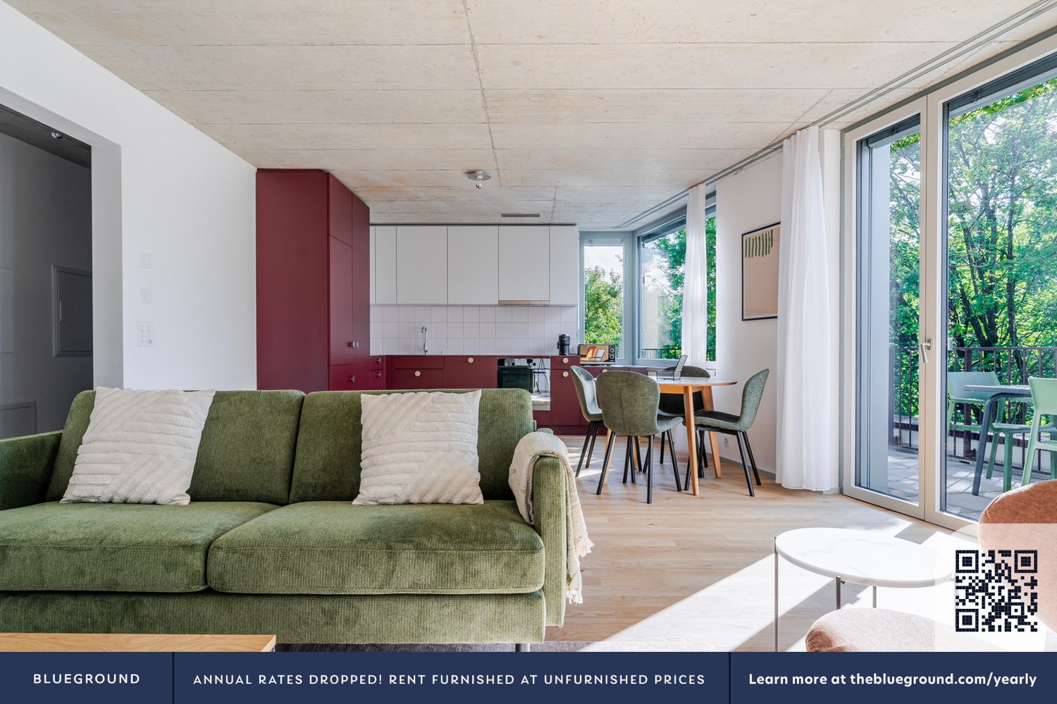 3 ½ pièces appartement meublé