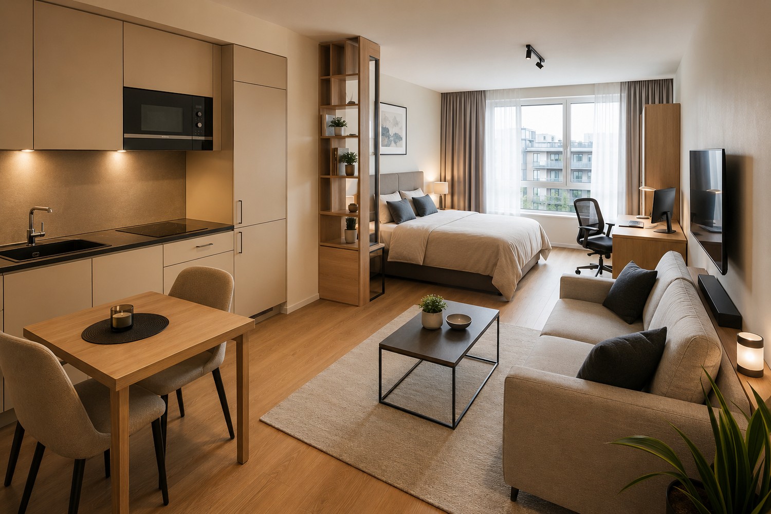 1 ½ Zimmer-Apartment, Foto 1 von 3