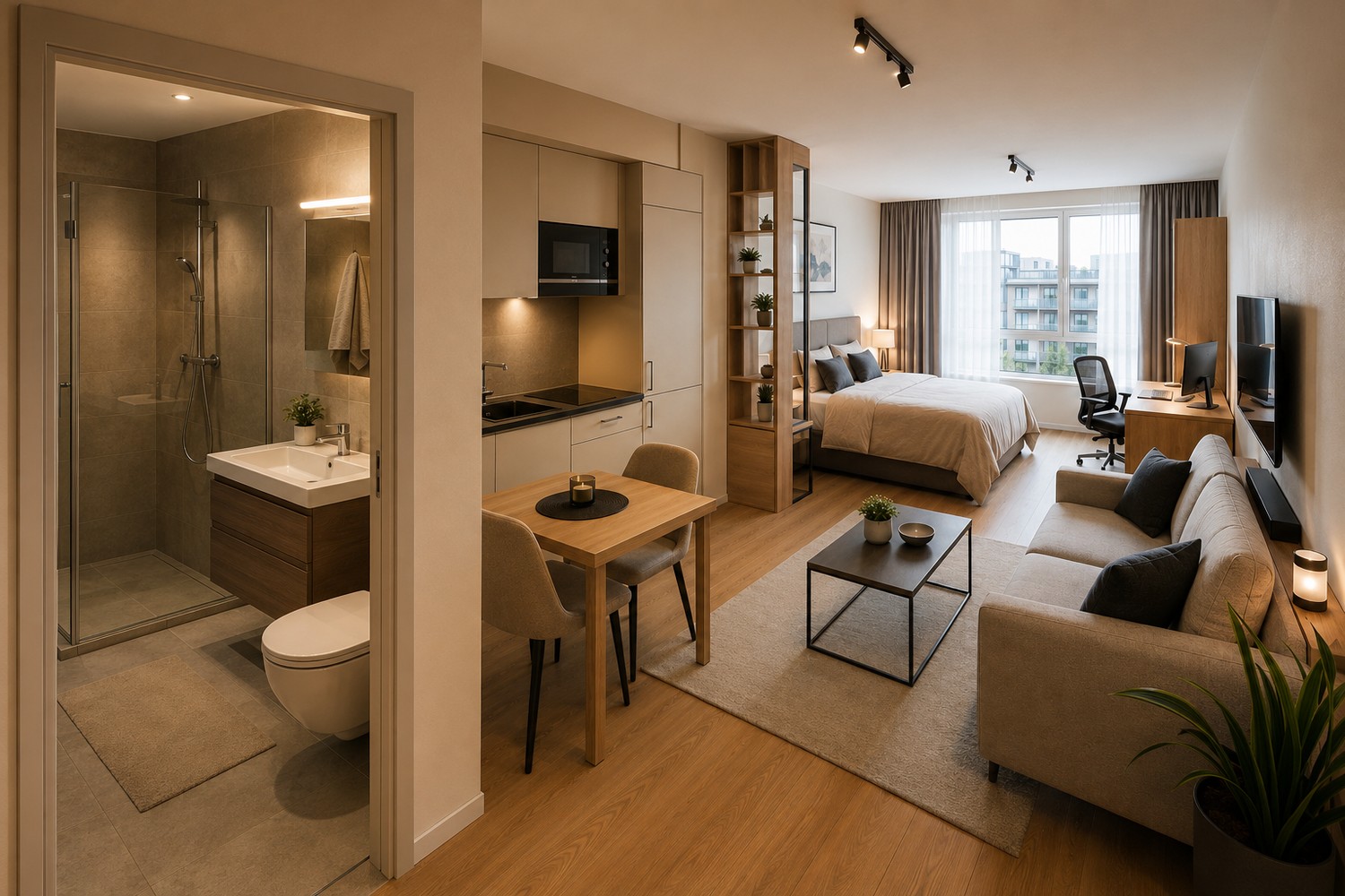 1 ½ Zimmer-Apartment, Foto 2 von 3