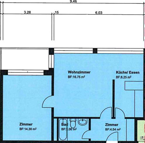 2 ½ rooms apartment, Foto 9 von 10