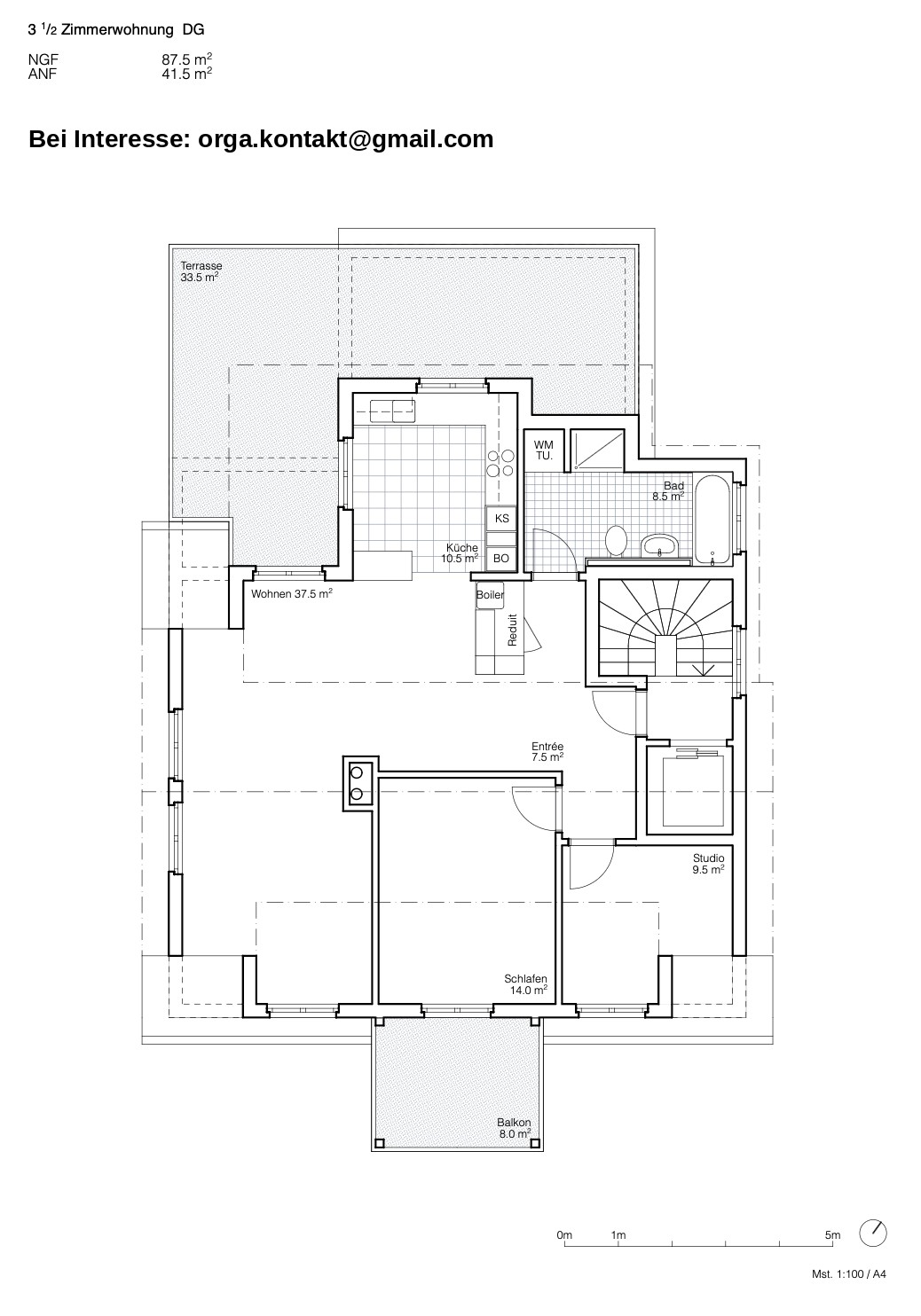 2 ½ rooms apartment, Foto 1 von 8