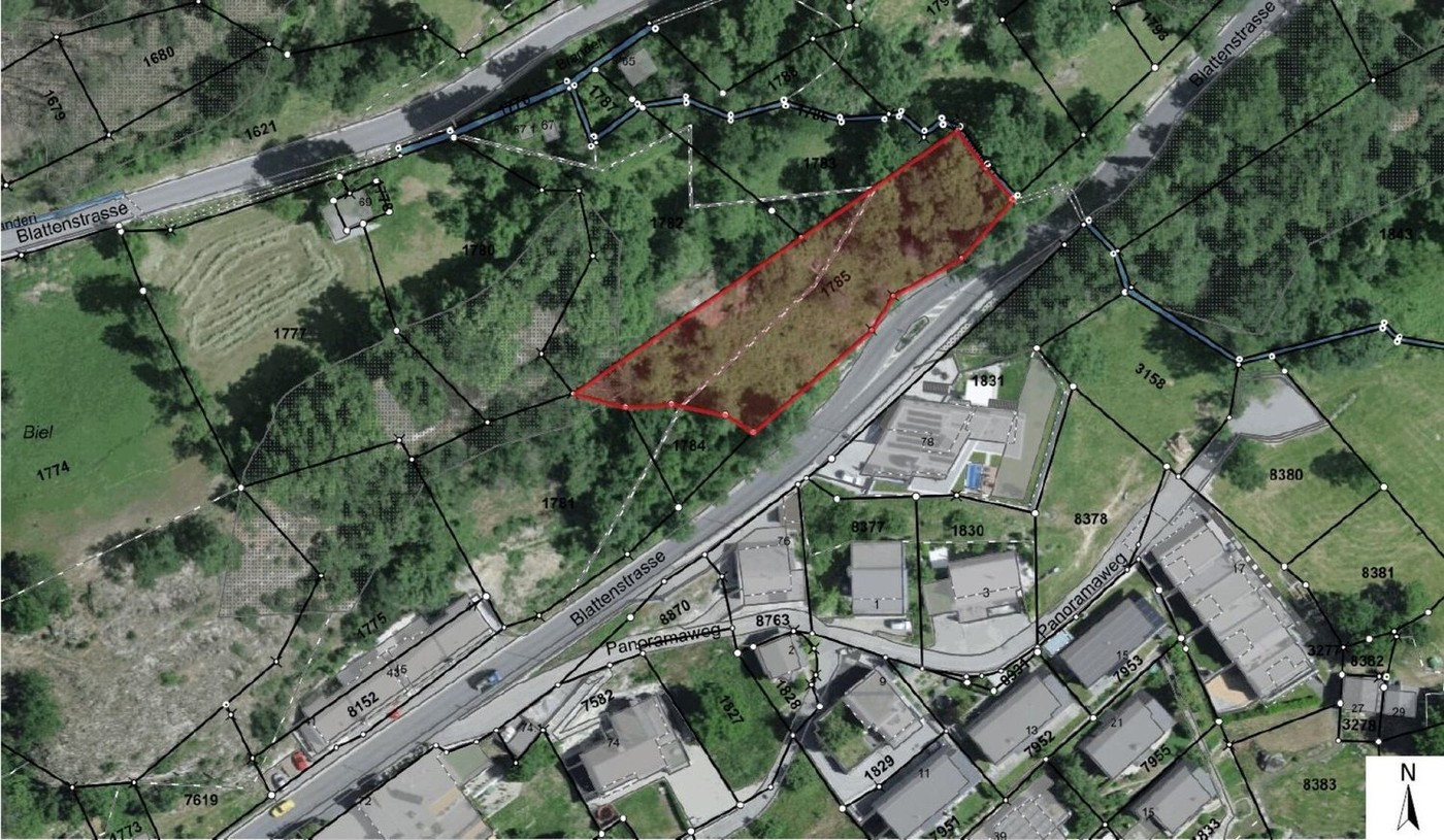 1769m² terrain à bâtir