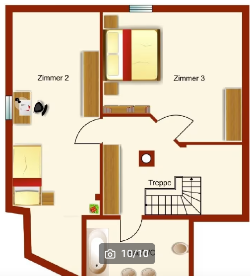 4 ½ rooms apartment, photo 9 of 10