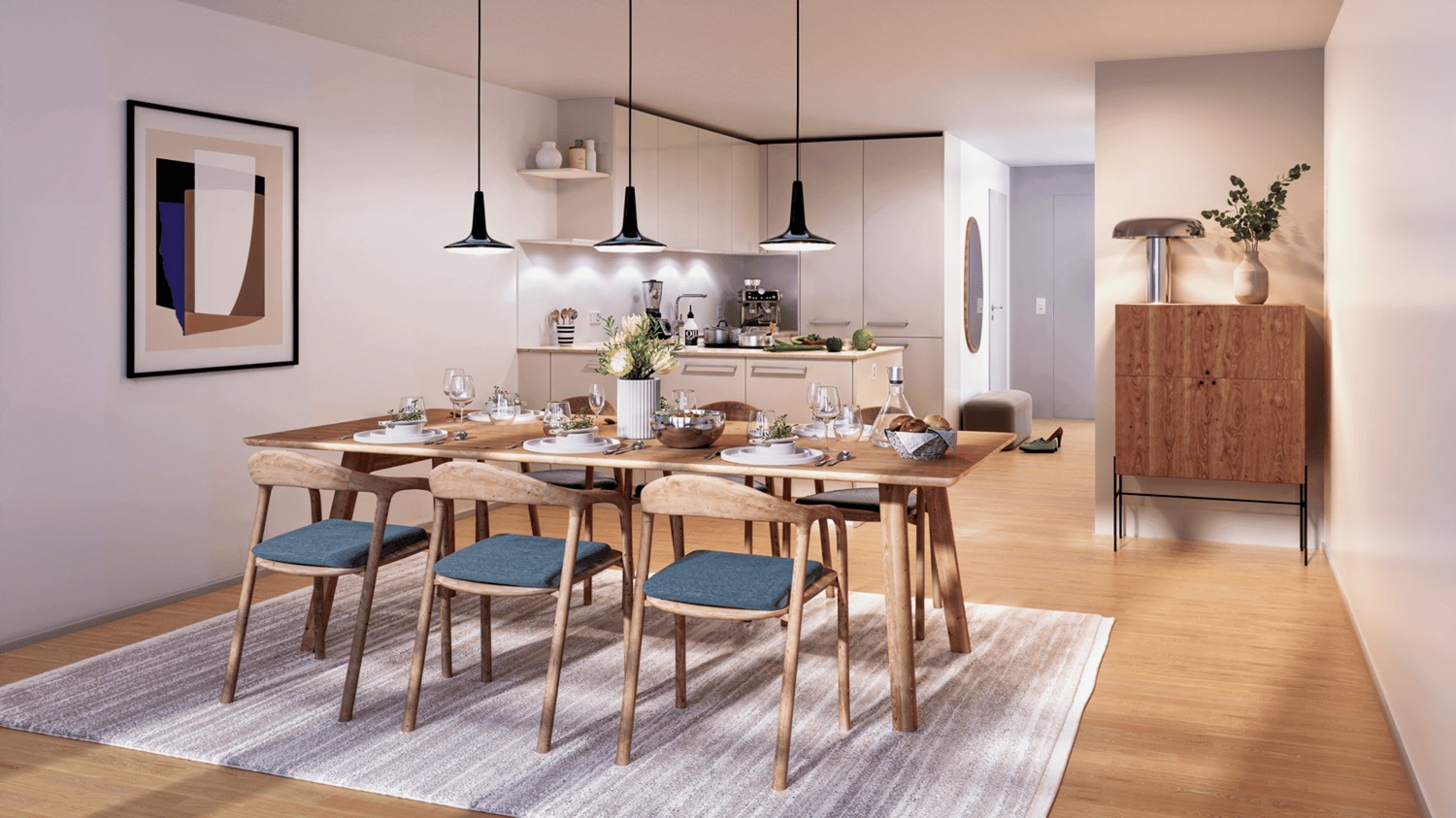 4 rooms apartment