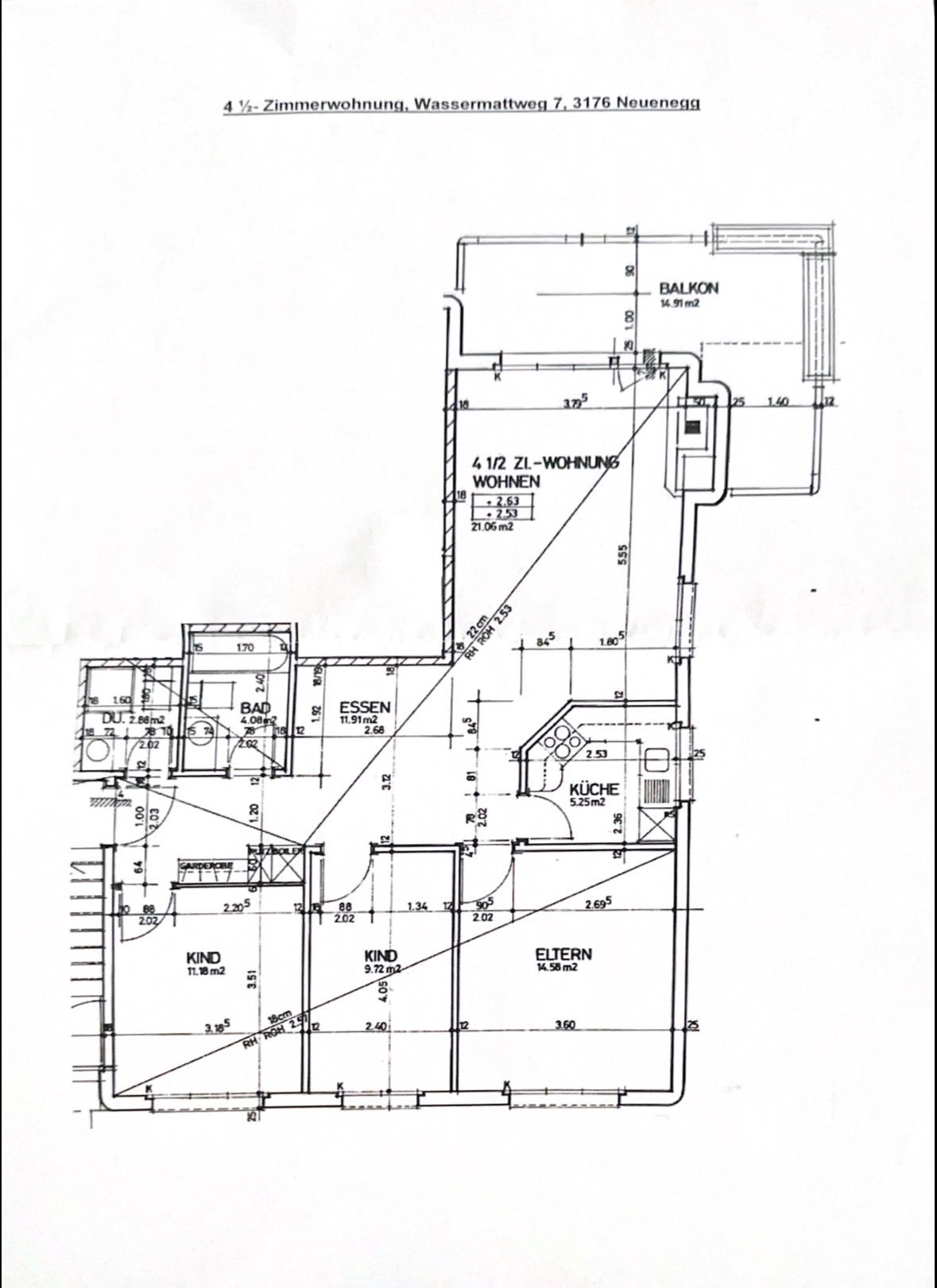 4 rooms apartment