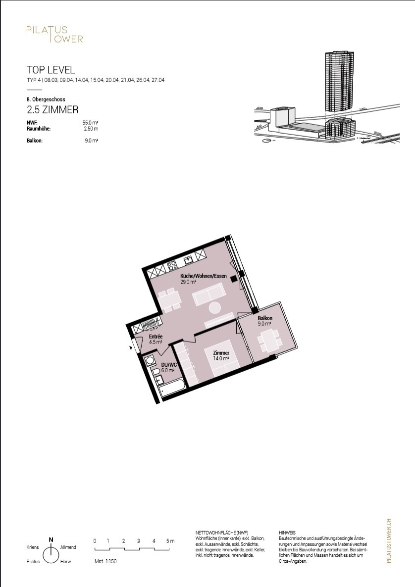 Appartamento di 2 ½ locali