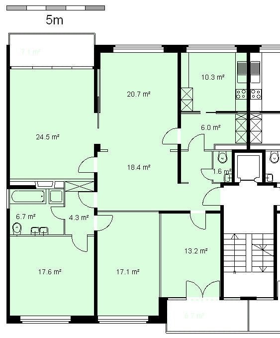 5 rooms apartment, Foto 9 von 9