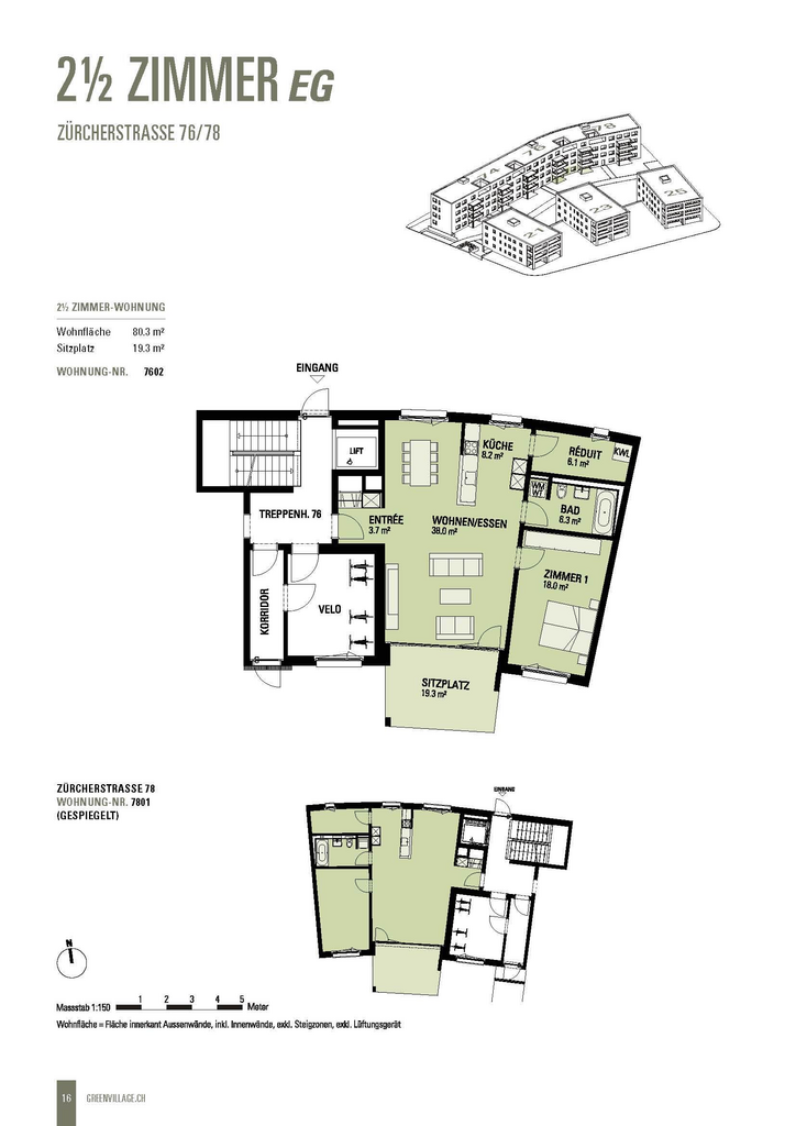 2 ½ rooms apartment, Foto 6 von 7