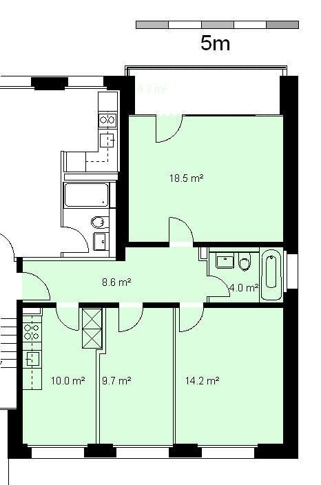 3 rooms apartment, Foto 10 von 10
