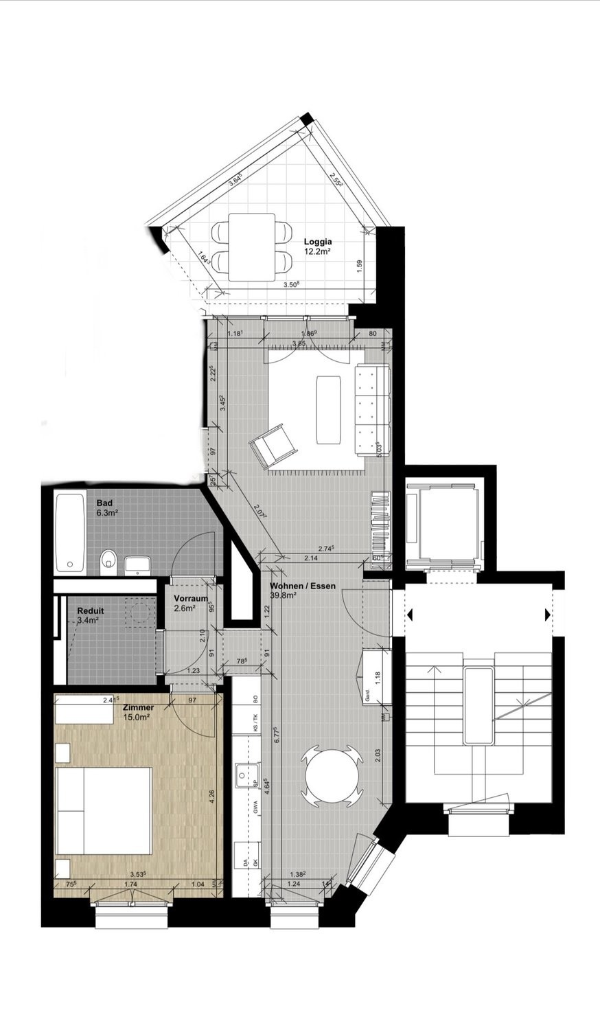 2 ½ rooms furnished flat, Foto 9 von 9