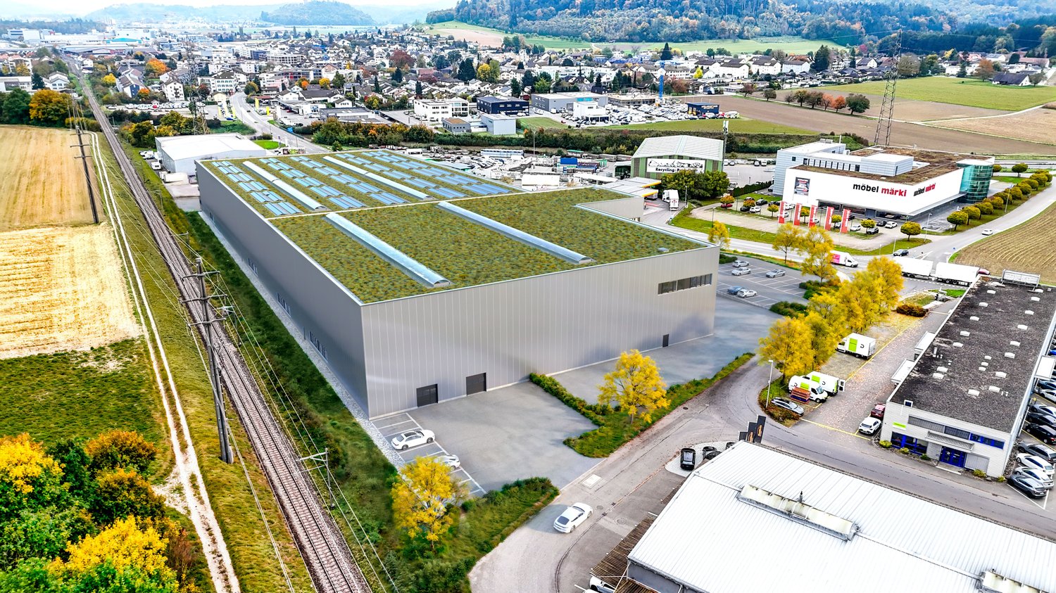 12000m² commercial