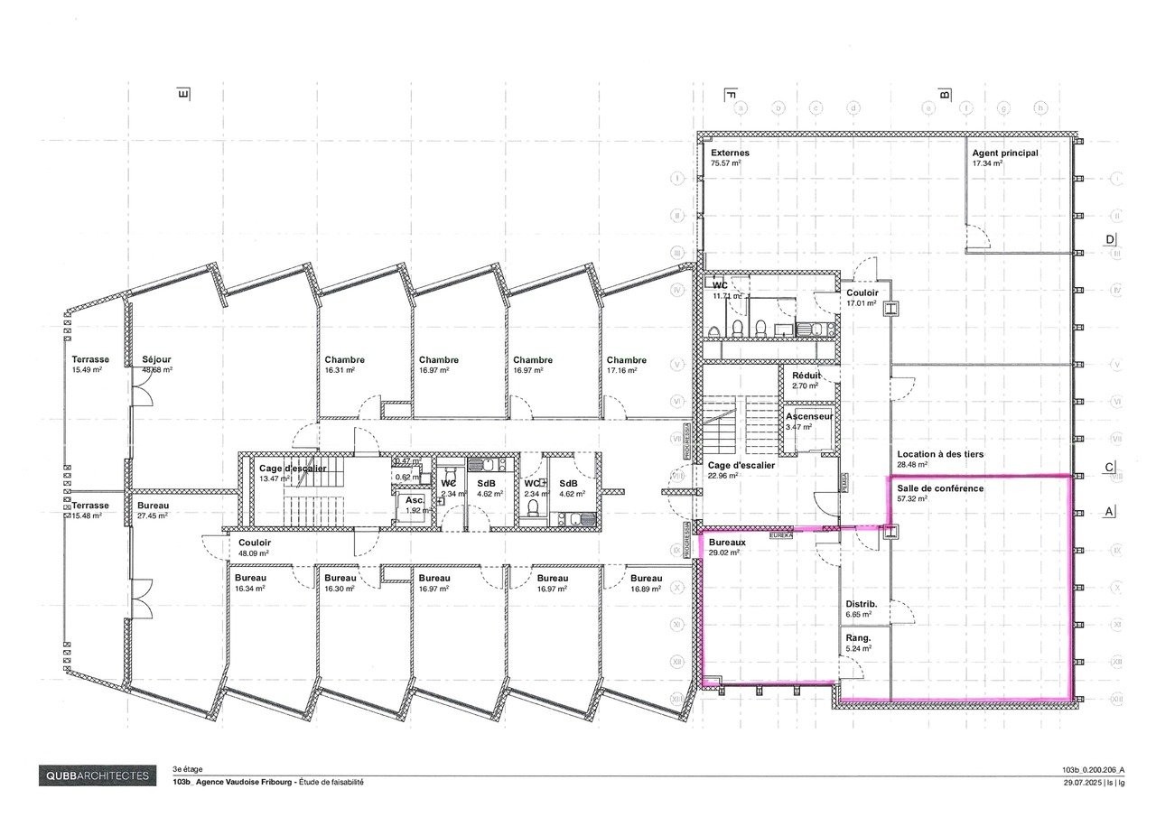 70m² Büro