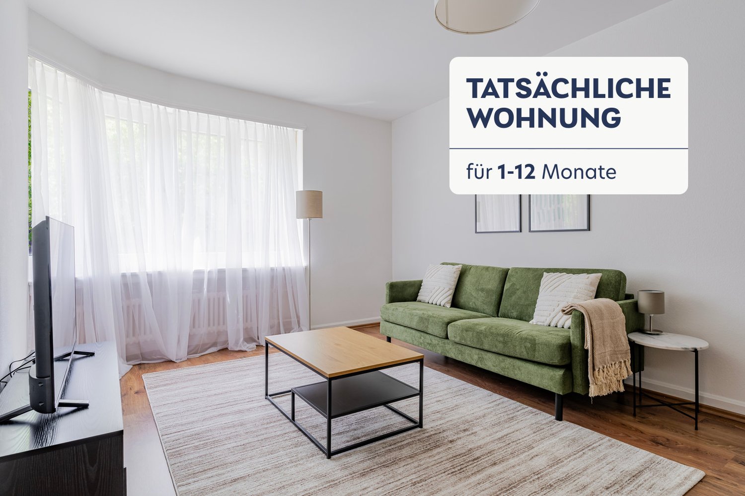 3 pièces appartement meublé