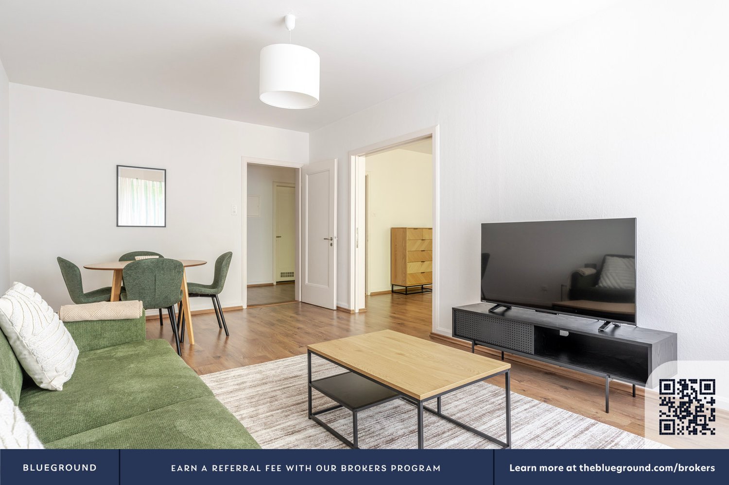 3 pièces appartement meublé