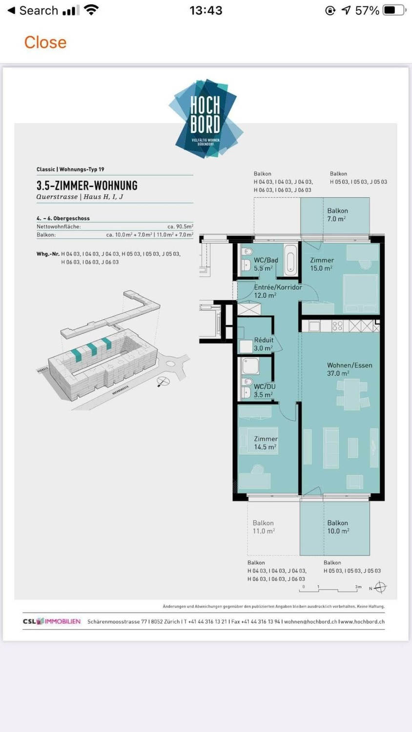 3 ½ Zimmer Wohnung, Foto 2 von 4