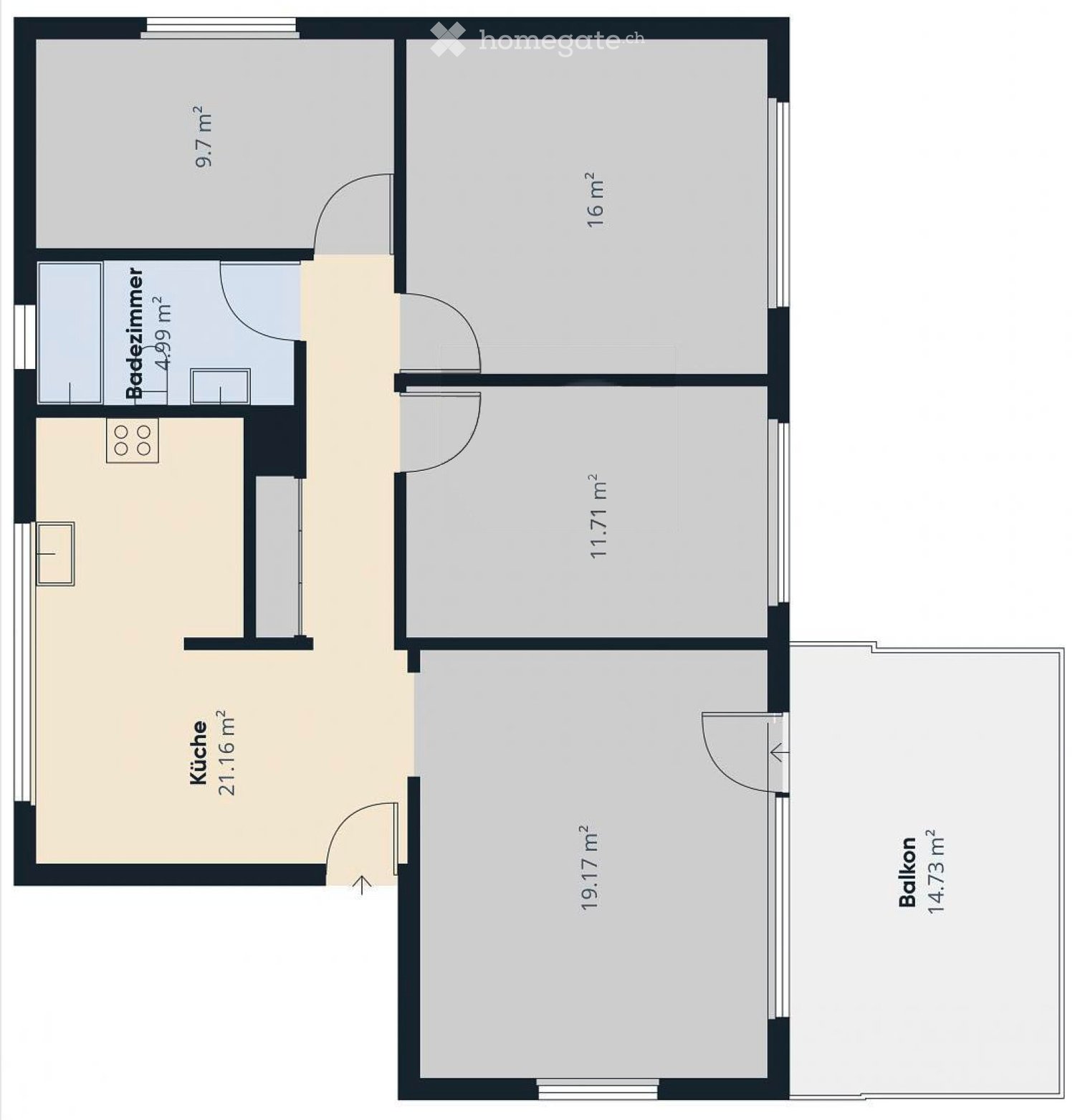 Appartement de 4 ½ pièces
