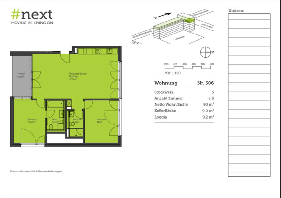 3 ½ rooms apartment
